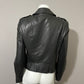 DKNY Lamb Skin Leather Moto Jacket Sz-Medium