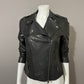 DKNY Lamb Skin Leather Moto Jacket Sz-Medium