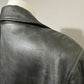 III State Black Longline Leather Jacket Sz-1X
