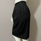 Vintage J.H. Collectibles Black Wool Pencil Skirt Sz-6