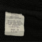 Vintage Designers Original Black 100% Cotton Cardigan Sz-Large