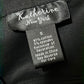 Katherine New York Black Cotton Zip Up Lightweight Jacket Sz- Small