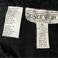 Vintage Jones New York Purple Velvet Paisley Cotton Pencil Skirt Sz-8