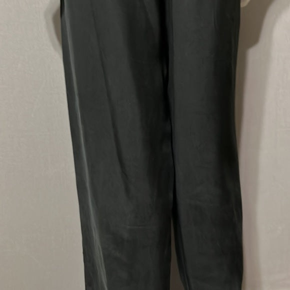 Black 100% Silk High Waisted Light Weight Pants Sz- XL