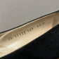 Salvatore Ferragamo Black Suede Leather Kitten Heel Sz-6 1/2 B