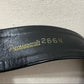 Vintage Black Leather Gold Floral Buckle Adjustable Belt Sz-Small/Large