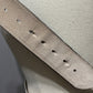 Chico’s Black Velvet Leather Gunmetal Gray Rhinestone Belt Sz-Small/Medium