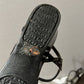 Stuart Weitzman Brown Open Toe Sandals Sz-6 1/2