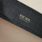 Escada Brown Patent Textured Leather With Gold Buckle Belt Sz-Medium
