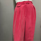 Vintage Via Seta Pink 2 Pc 100% Silk Pant Set Sz-8/10