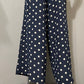Ralph Lauren Purple Label Navy Blue Silk Drawstring Pants Sz-Medium