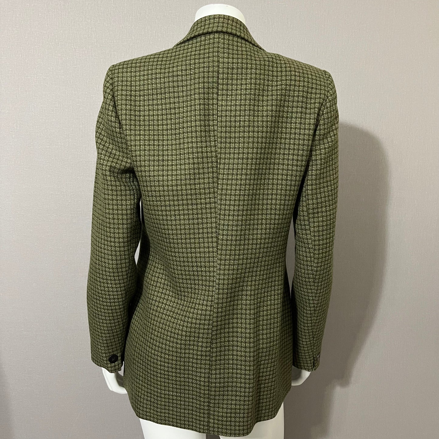 Vintage Jones New York Olive Green One Button Blazer Sz-8