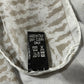 Krizia Silver Brown 100% Silk Tiger Face Cheetah Print Scarf