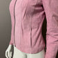 Vintage Pink Suede Leather Jacket Sz-Xtra Small