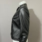 Leather Yvonne & Marie Silver Studded Black Moto Leather Jacket Sz-6 Small