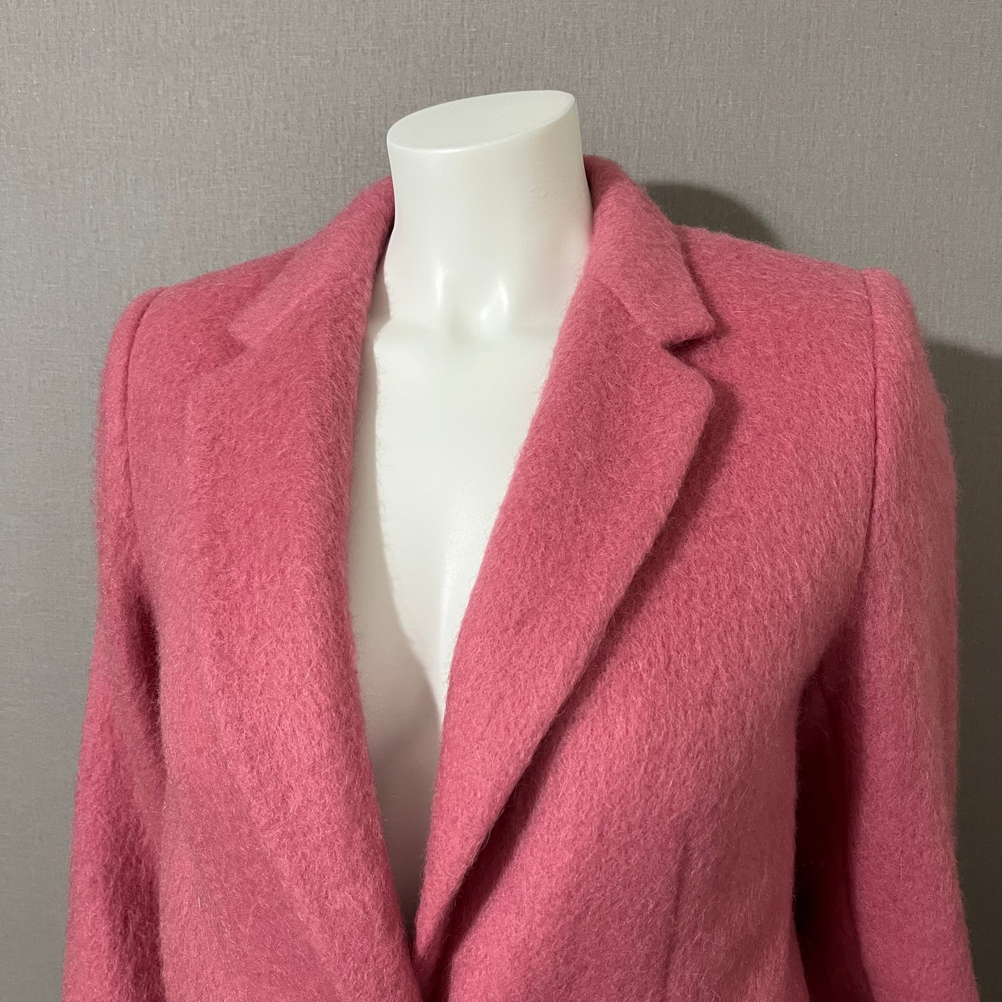 Josephine Chaus Pink Mohair/Wool Blend Blazer Sz-4