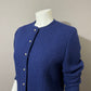 Vintage Field Manor Blue Boiled Wool Sweater Sz-14