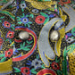 Vintage Bill Blass Paisley Peacock Feather Down Winter Coat Sz-Medium
