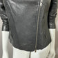 DKNY Lamb Skin Leather Moto Jacket Sz-Medium