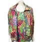 Pleats Collection Multicolored Artsy Tank & Jacket Sz-Medium