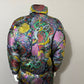 Vintage Bill Blass Paisley Peacock Feather Down Winter Coat Sz-Medium