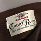 Vintage Count Romi Chocolate Brown Ultra Suede 2 Pc Skirt Suit Sz-4-6
