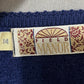 Vintage Field Manor Blue Boiled Wool Sweater Sz-14