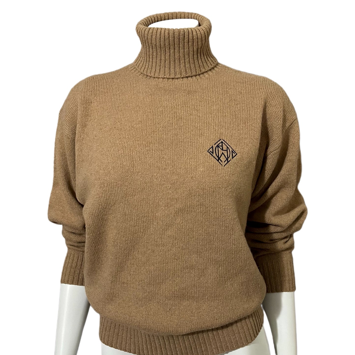 Ralph Lauren Camel Hair | Lambswool Turtleneck Sweater Sz- Small