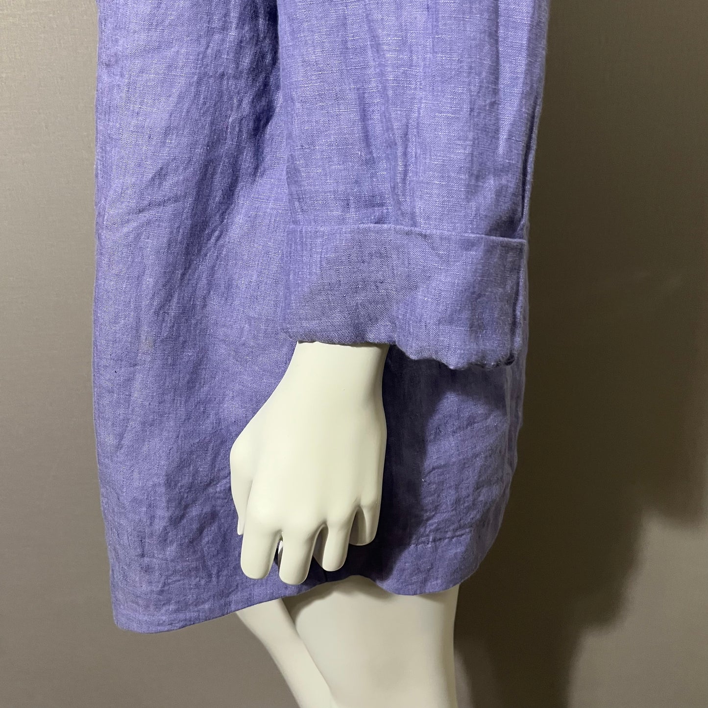 Coldwater Creek Lavender Linen Blazer Sz-16