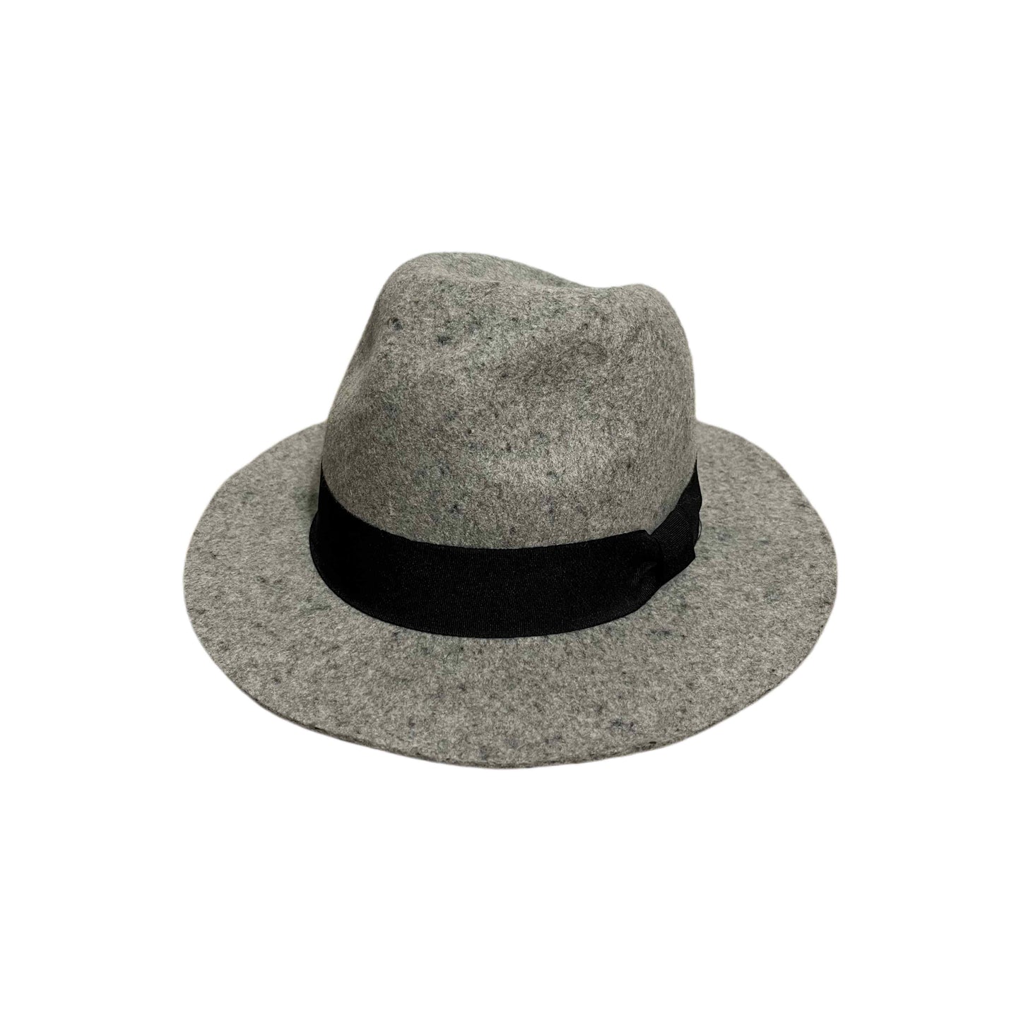 Gray & Black Floppy Wool Hat Sz-One Size Fits Most