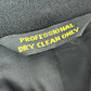 Vintage Black 2pc Wool Skirt Suit Set Sz-8