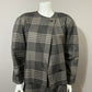 Wool Vintage Jacques Vert Plaid 2 Pc Skirt Suit Set Sz-16