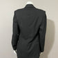 Vintage Black 2pc Wool Skirt Suit Set Sz-8