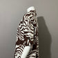 Jones New York Brown Linen Zebra Print Shirt Sz- Small/Medium