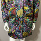 Vintage Bill Blass Paisley Peacock Feather Down Winter Coat Sz-Medium