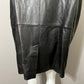 III State Black Longline Leather Jacket Sz-1X