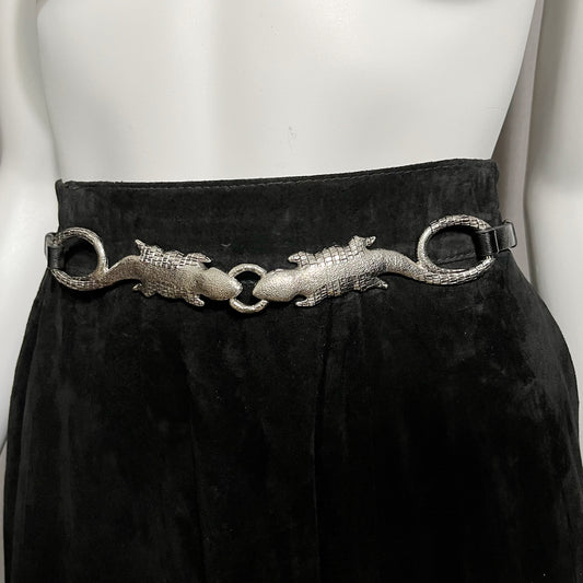 #40 Lizard Skinny Belt