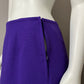 Vintage Carolyn Roehm Purple High Waisted Wool Skirt Sz-10