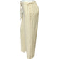 Pubenza Cream Cotton 2-PC Pant Lounge Set Sz-XL
