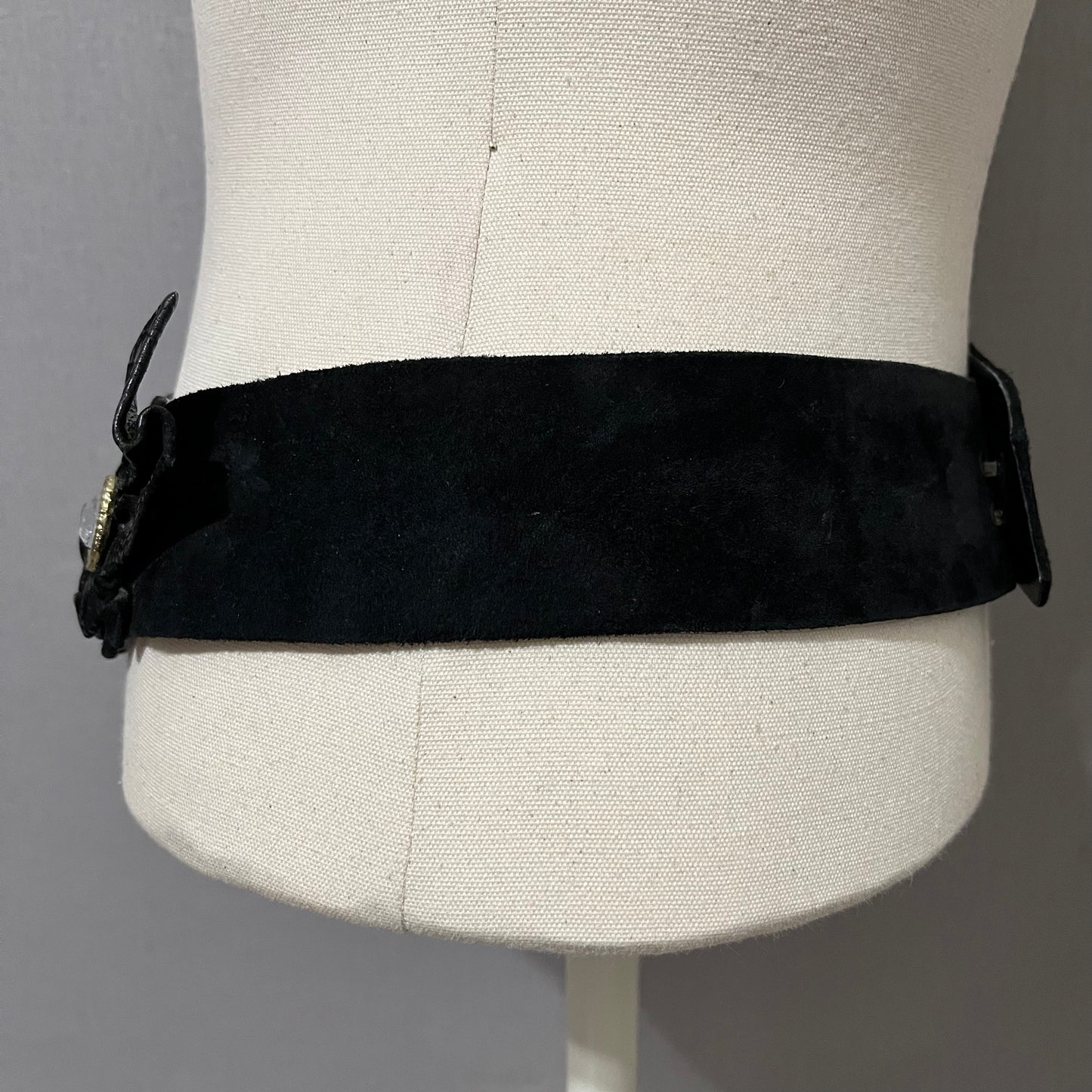 Vintage Nina Arjani Leatherock Geniune Leather Belt Sz-Medium/Large