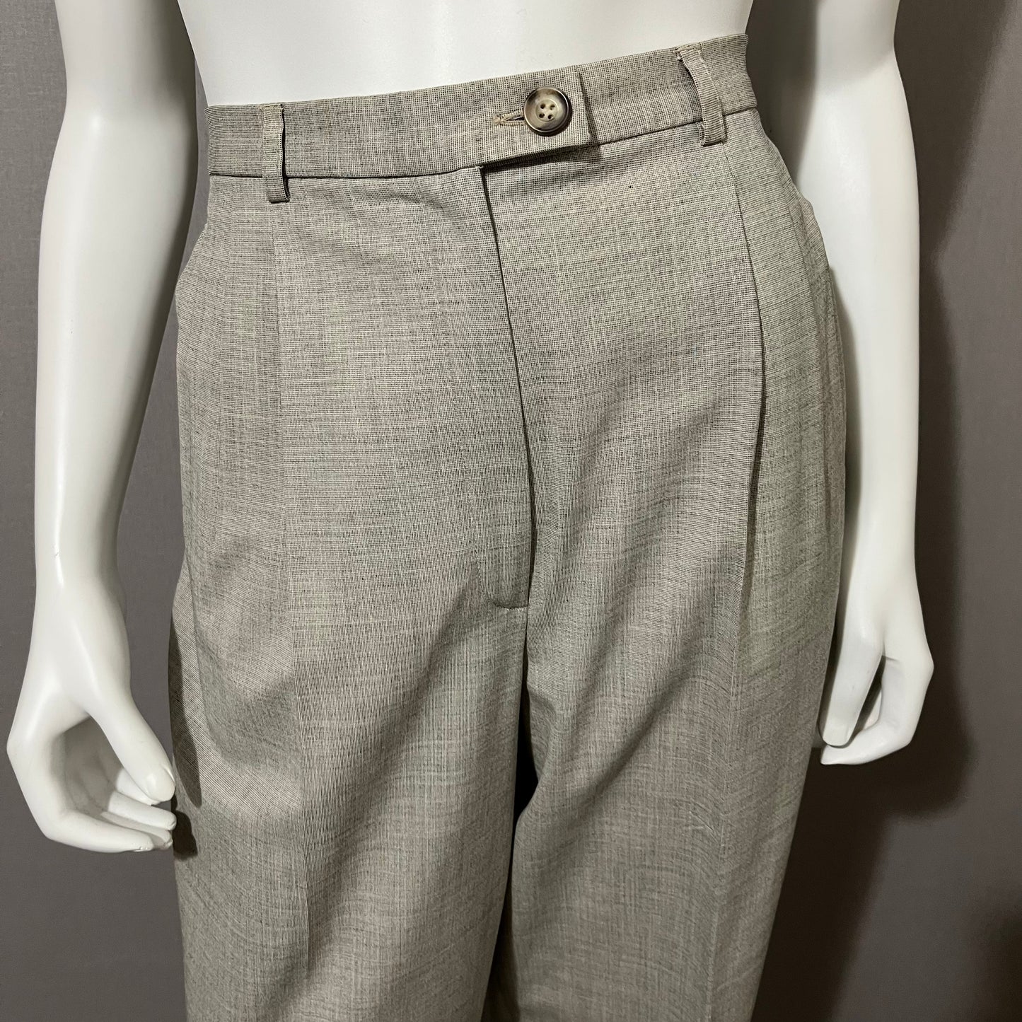 Gunext Fleece Wool Grey | Taupe Career Pants Sz-12