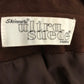 Vintage Count Romi Chocolate Brown Ultra Suede 2 Pc Skirt Suit Sz-4-6