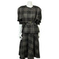 Wool Vintage Jacques Vert Plaid 2 Pc Skirt Suit Set Sz-16