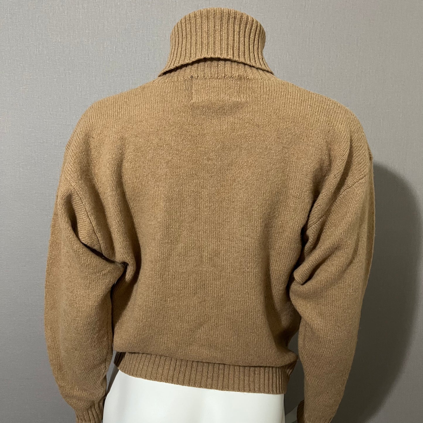 Ralph Lauren Camel Hair | Lambswool Turtleneck Sweater Sz- Small