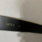 Vintage Chetta B Brown Genuine Leather Textured Wide Belt Sz-10