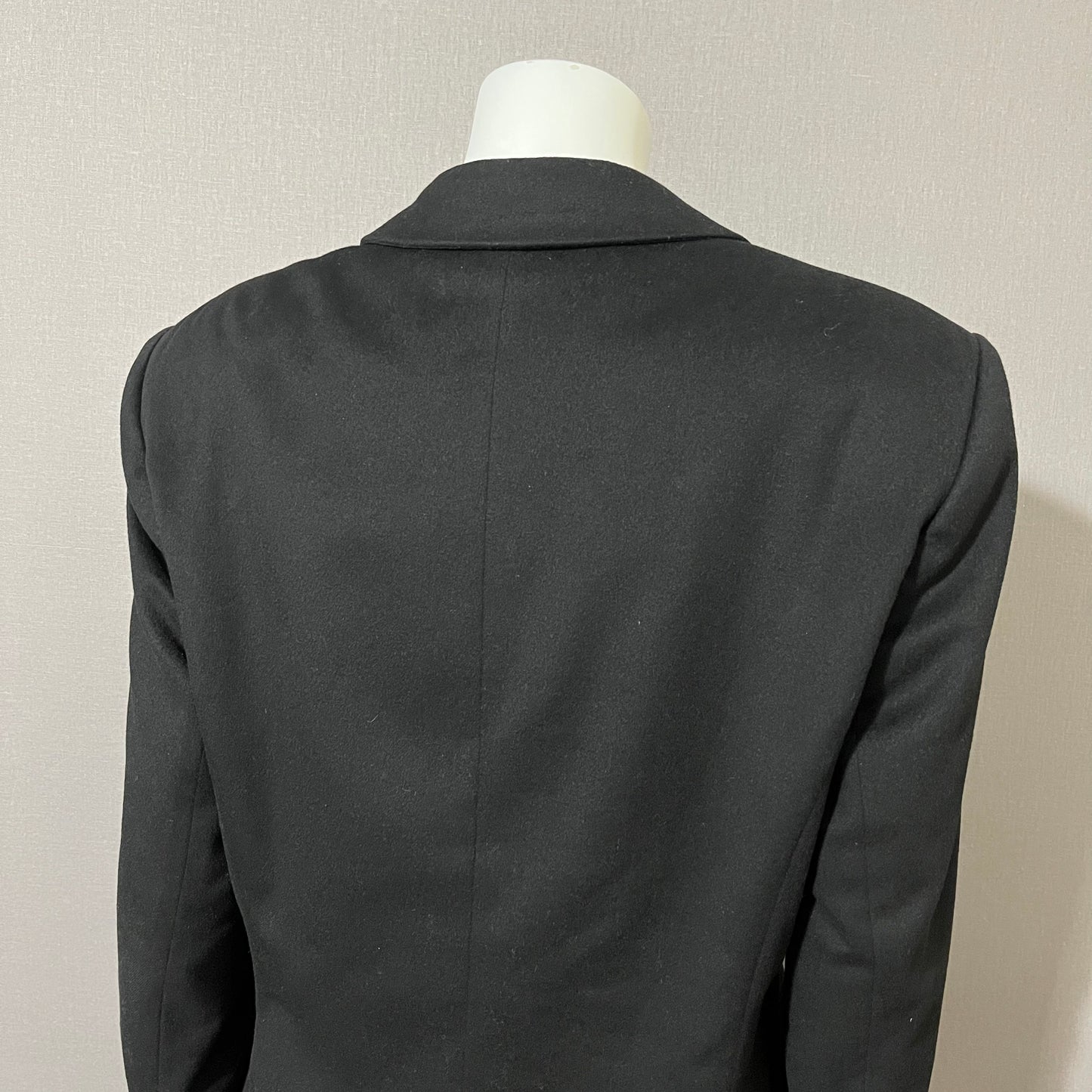 Vintage Laurel Black Wool/Cashmere Blend 2-Button Blazer Sz-Large-XL