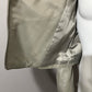 BB Dakota Taupe/White Asymmetrical Leather Jacket Sz-Small