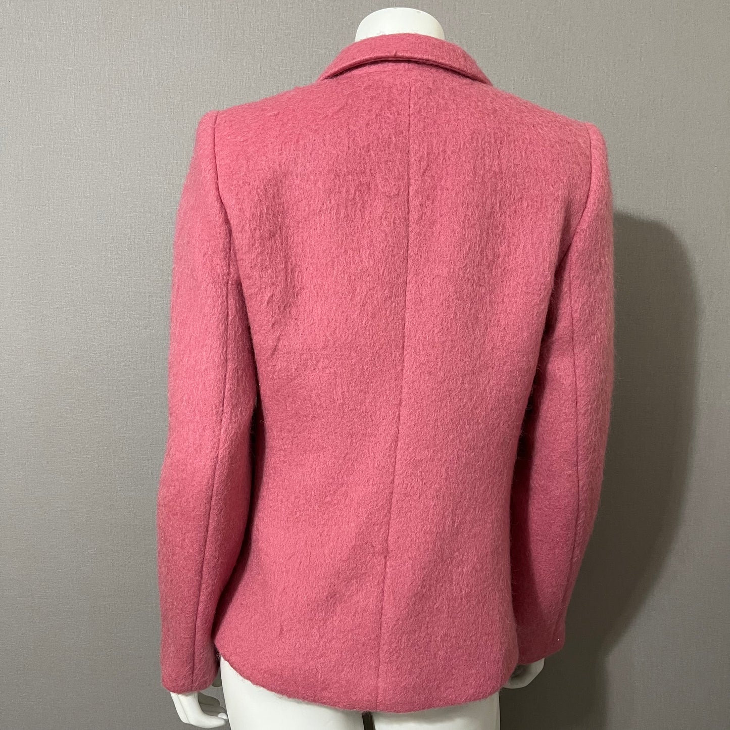 Josephine Chaus Pink Mohair/Wool Blend Blazer Sz-4