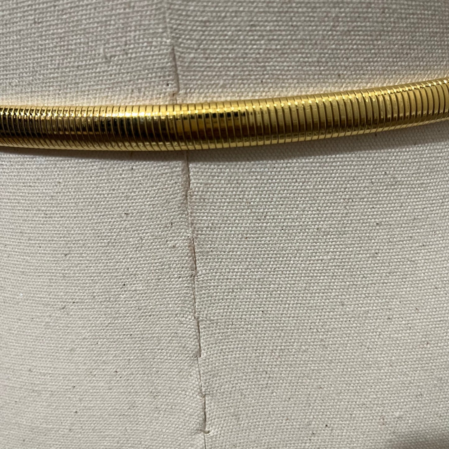 Vintage Gold Braided Skinny Metal Belt Size-Small