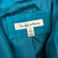 Vintage Yvonne & Marie Turquoise Suede Leather Jacket Sz-4